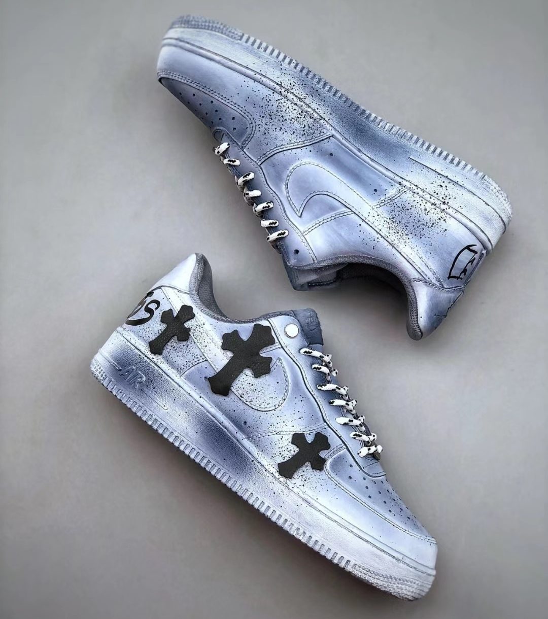 Ch*0me He**ts x nike air force 1 (normal box)