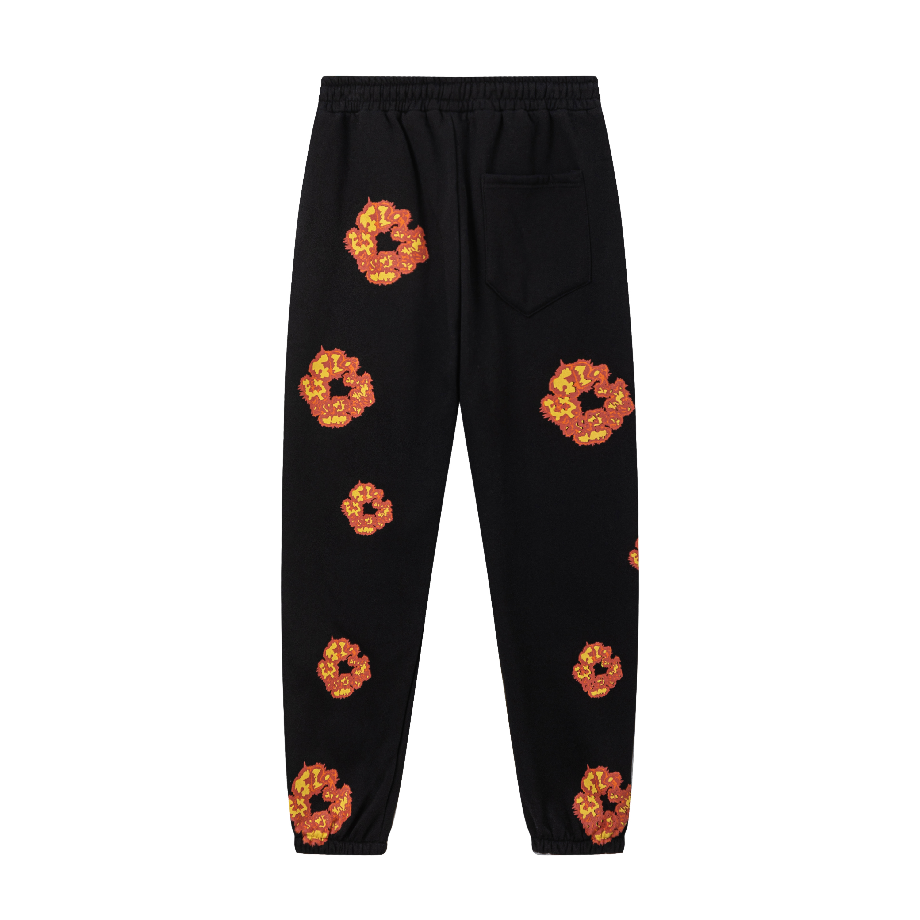 Denim Tears x Offset Wreath Sweatpants Black
