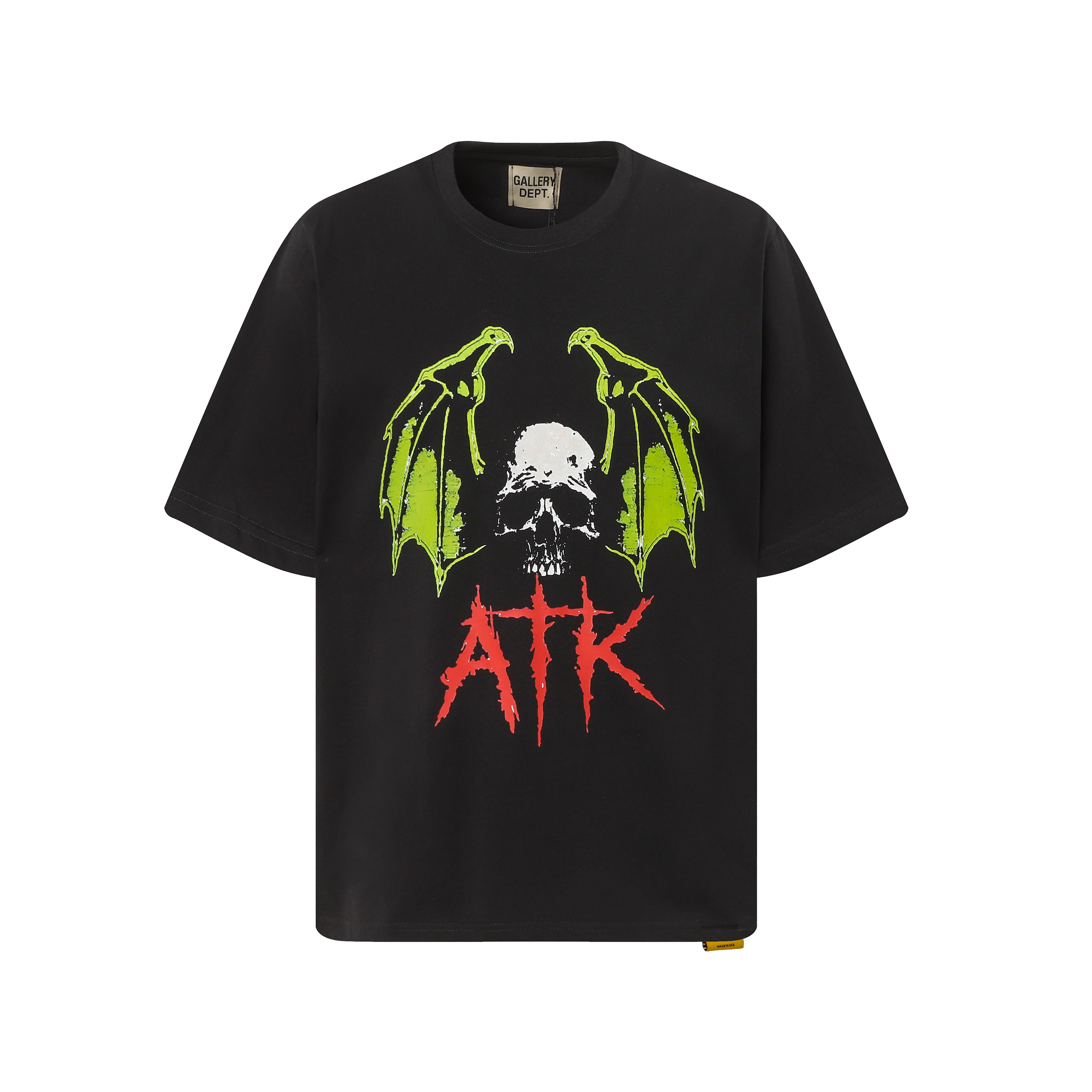 Gallery Dept. Print T-shirt Black D3286
