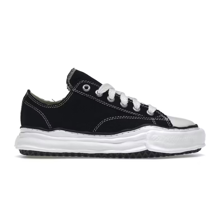 Maison Mihara Yasuhiro Peterson OG Sole Canvas Low Black A01FW702-BLK