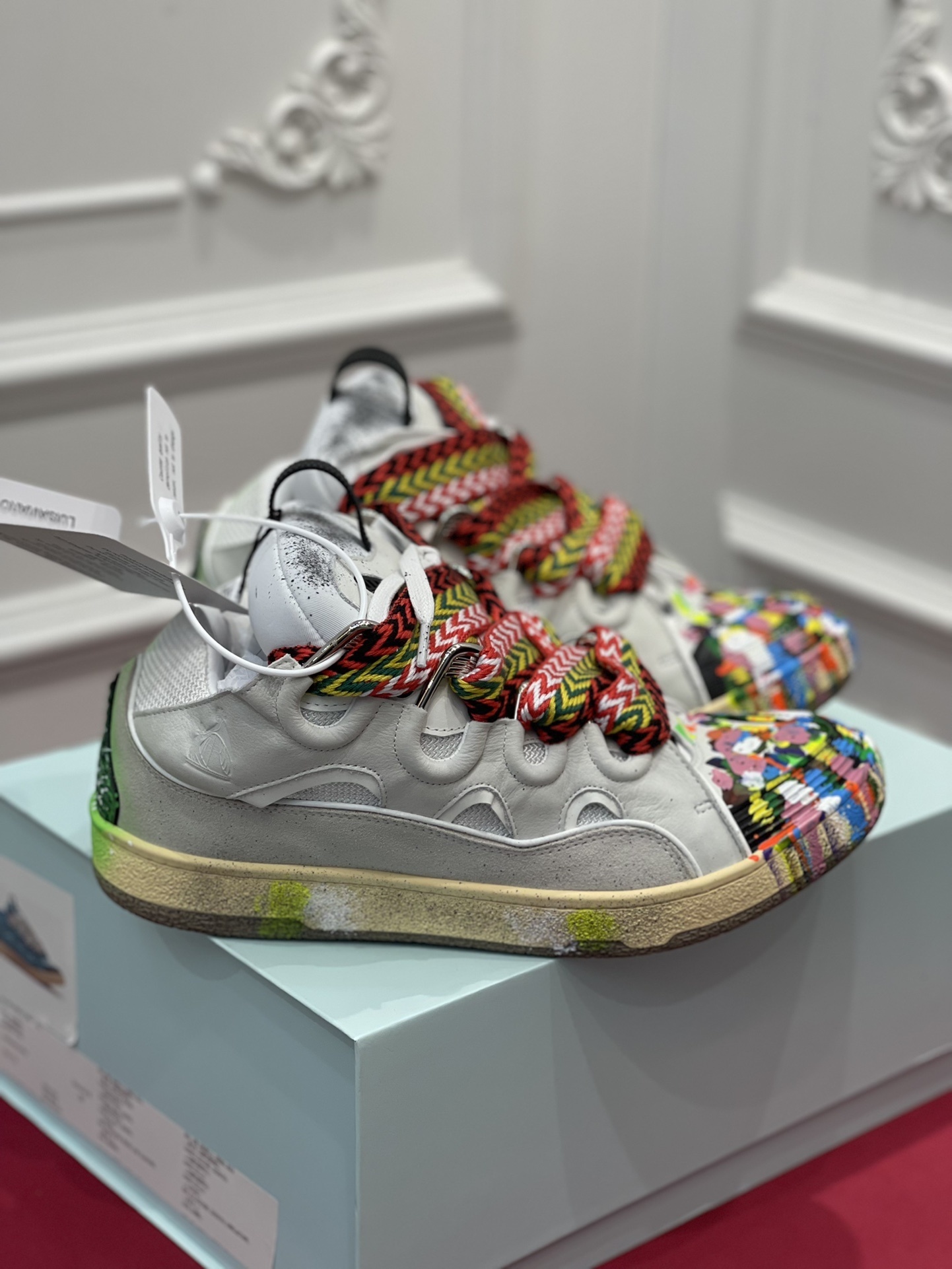 Gallery Dept. x Lanvin Curb ‘Paint Drip – Optical White’